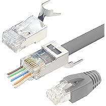 Amazon.co.jp: VCELINK LANコネクタ+保護カバー シールド付き